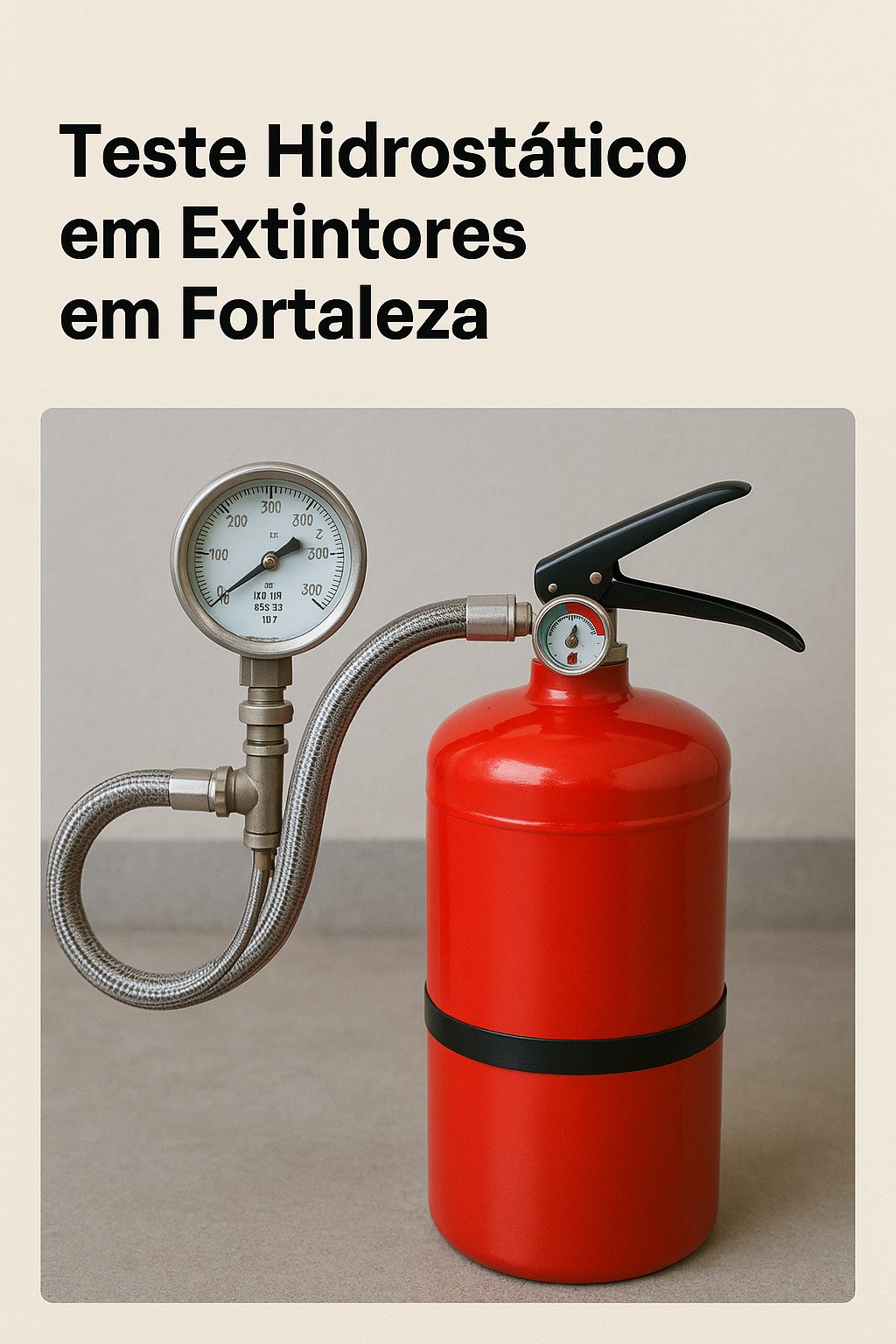Teste Hidrostático em Extintores em Fortaleza